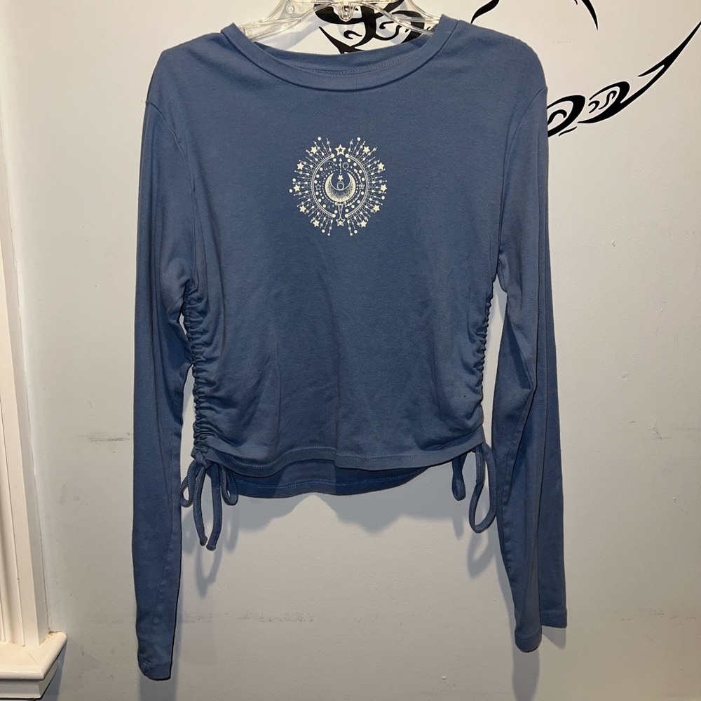Future Dreams Runched Long Sleeve Tee